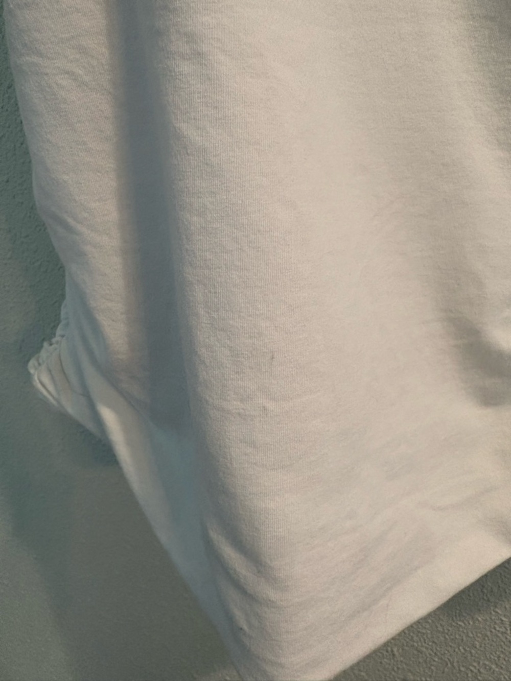 Abercrombie & Fitch White Square-Neck Tank with Ruched Sides - Picture 5 of 6